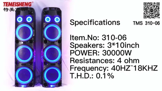 6*10inch Wooden Case Home Big Power 2.0 Speaker with Strong Bass